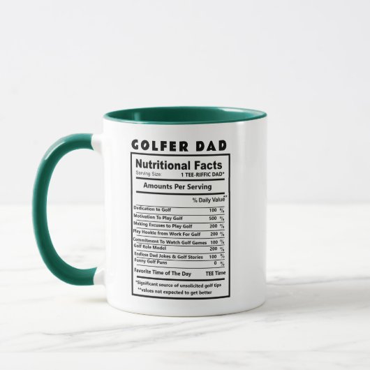 Grappige Golf Vader Mok - Beste Vader Pun Geschenk (Links)