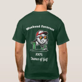 Grappige Golf Vader T-shirt (Achterkant)