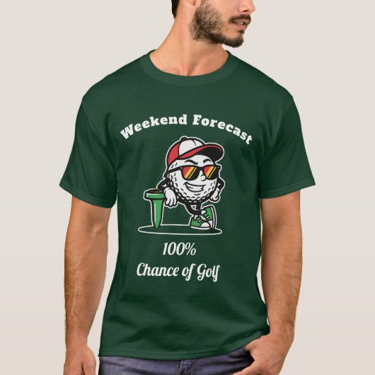 Grappige Golf Vader T-shirt (Voorkant)
