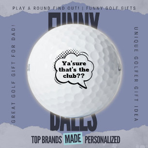 Grappige Golf Vader Trash Talk Comic Book Spreekba Golfballen