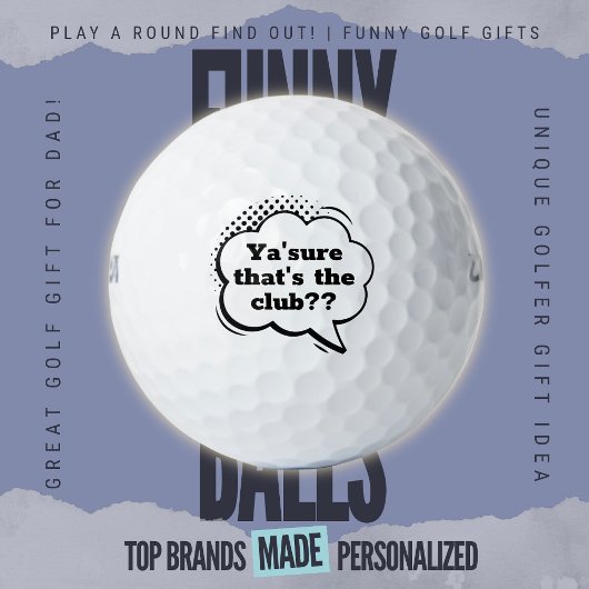 Grappige Golf Vader Trash Talk Comic Book Spreekba Golfballen