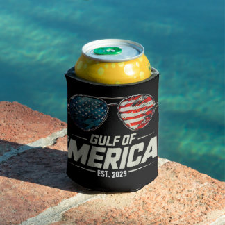 Grappige Golf van Amerika 2025 Retro zonnebril Blikjeskoeler