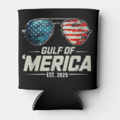 Grappige Golf van Amerika 2025 Retro zonnebril Blikjeskoeler (Voorkant)