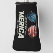 Grappige Golf van Amerika 2025 Retro zonnebril Golfheadcover (Draai 90)