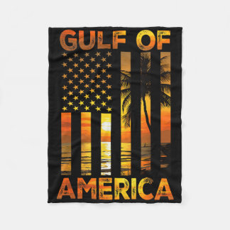 Grappige Golf van Amerika Amerikaanse vlag Be Fleece Deken