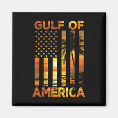 Grappige Golf van Amerika  Amerikaanse vlag Be Magneet (Voorkant)