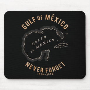 Grappige Golf van Amerika Golf van Mexico nooit vo Muismat