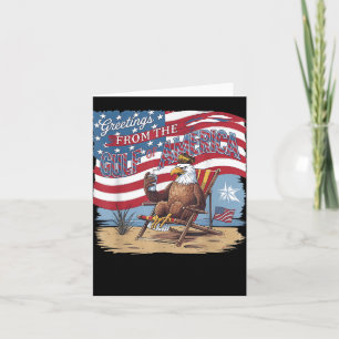 Grappige Golf van Amerika Trump groeten uit de Gol Kaart
