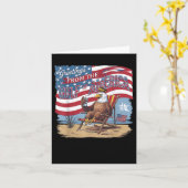 Grappige Golf van Amerika Trump groeten uit de Gol Kaart (Gele Bloem)