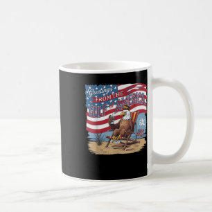 Grappige Golf van Amerika Trump groeten uit de Gol Koffiemok