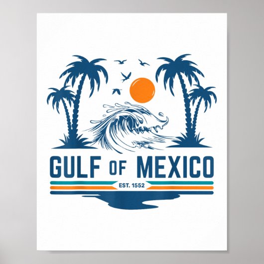 Grappige Golf van Mexico Golf van Amerika 2025 Poster (Voorkant)