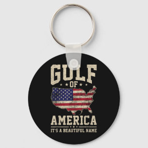 Grappige Golf van Verenigde Staten Golf van Mexic Sleutelhanger