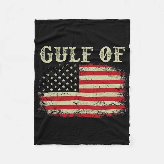 Grappige Golf van Verenigde Staten van Amerika Vla Fleece Deken (Voorkant)