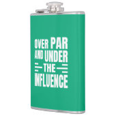 Grappige Golf Vinyl Omwikkelde Flask Heupfles (Links)