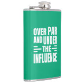 Grappige Golf Vinyl Omwikkelde Flask Heupfles (Rechts)