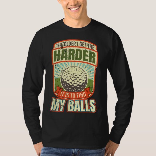 Grappige golf voor mannen Grappige golfers T-shirt (Voorkant)