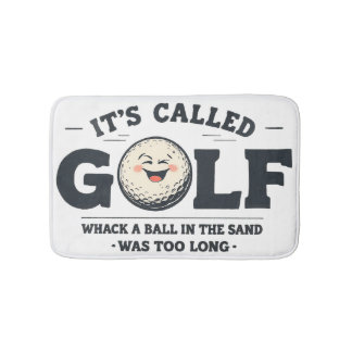 Grappige golfbadmat voor golfer badmat