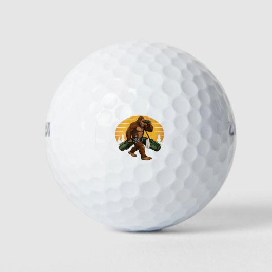 Grappige Golfbal Jager Bigfoot Golfballen Grap Ges (Voorkant)