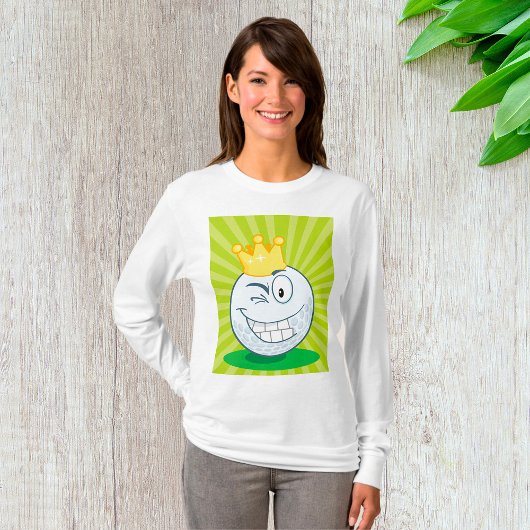 Grappige Golfbal Koning Van Golfen T-shirt