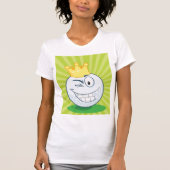 Grappige golfbal koning van het golfen t-shirt (Voorkant)