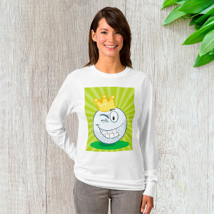 Grappige golfbal koning van het golfen t-shirt