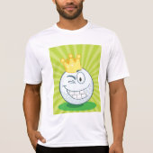 Grappige golfbal koning van het golfen t-shirt (Voorkant)