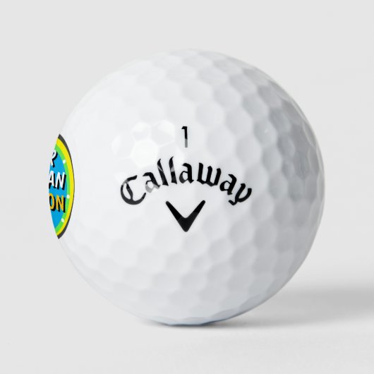 Grappige golfbal Mister Mulligan Golfballen (Logo)