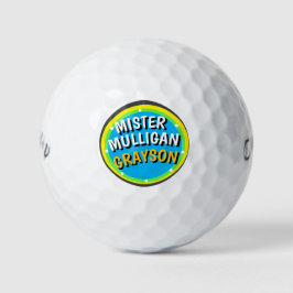 Grappige golfbal Mister Mulligan Golfballen