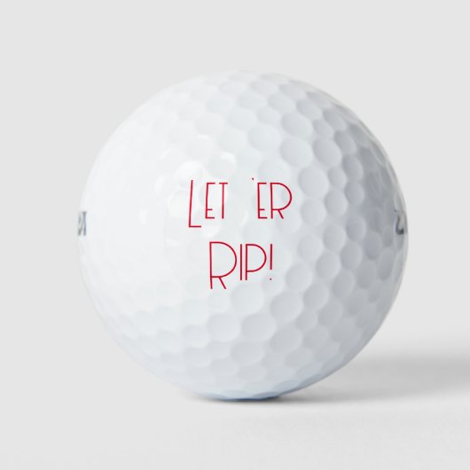 Grappige Golfballen (Voorkant)