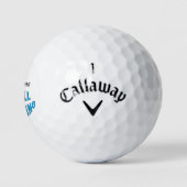 Grappige Golfballen 40e Verjaardag (Logo)