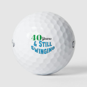 Grappige Golfballen 40e Verjaardag