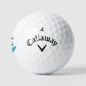 Grappige golfballen 60e verjaardag (Logo)
