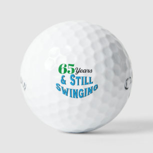 Grappige golfballen 65e verjaardag