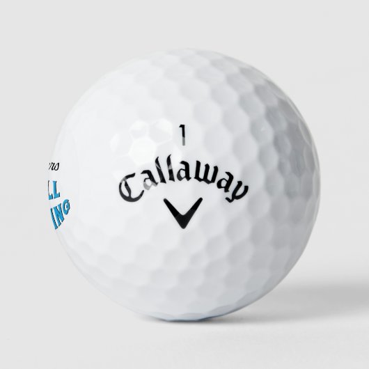 Grappige golfballen 70e verjaardag (Logo)