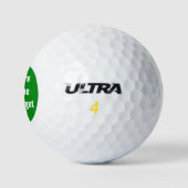 Grappige golfballen Gezegde (Logo)