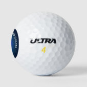 Grappige golfballen humoristisch ontwerp (Logo)