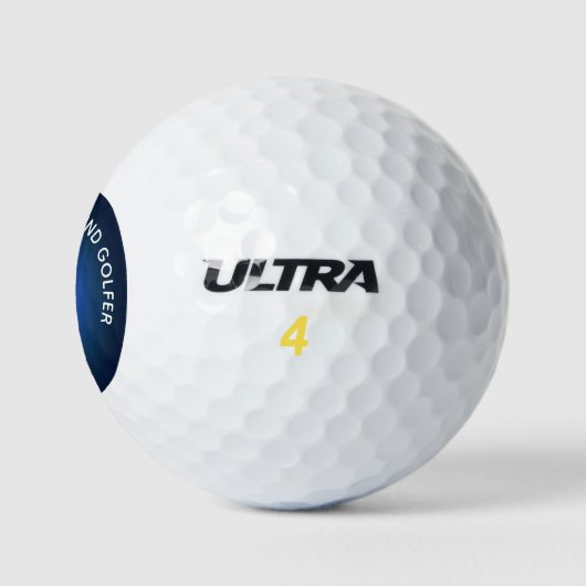 Grappige golfballen humoristisch ontwerp (Logo)