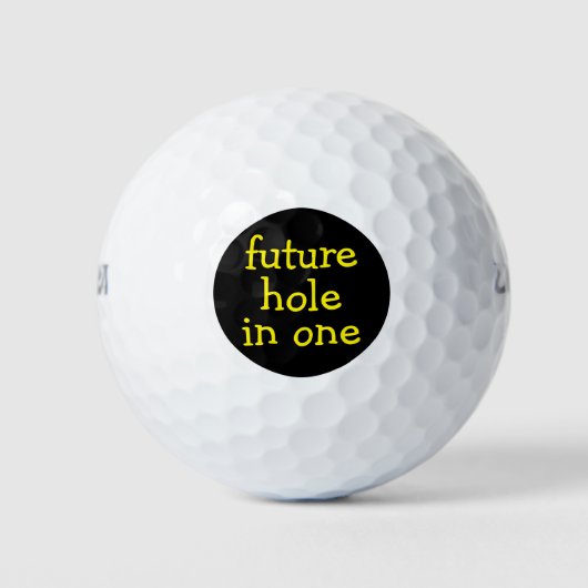 Grappige Golfballen Met Een Gat In Een (Voorkant)
