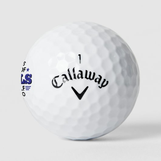 Grappige golfballen Quote - Het kost veel ballen (Logo)