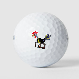 Grappige golfballen voor een "oude haan"