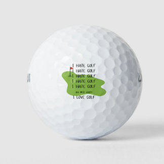 Grappige golfballen voor golfliefhebbers