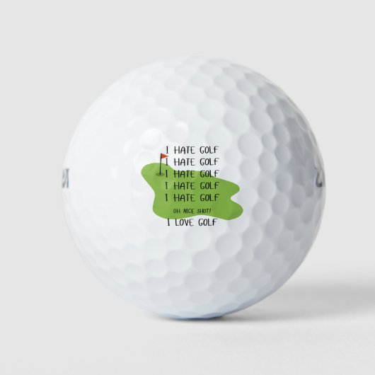 Grappige golfballen voor golfliefhebbers (Voorkant)