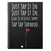 Grappige golfcadeaus Golfer Humor Joke Notitieboek (Voorkant)