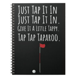 Grappige golfcadeaus Golfer Humor Joke Notitieboek