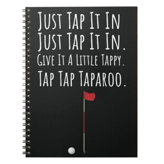 Grappige golfcadeaus Golfer Humor Joke Notitieboek (Voorkant)