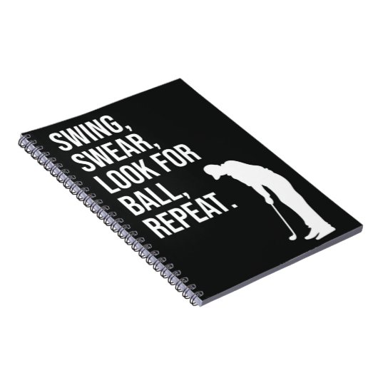 Grappige golfcadeaus voor golfer Humor Joke Notiti Notitieboek (Rechterzijde)