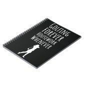 Grappige golfcadeaus voor haar Lady Golfer Quote Notitieboek (Linkerzijde)