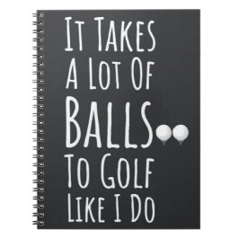Grappige golfcadeaus voor hem man vriendje vader notitieboek
