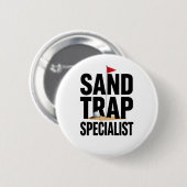 Grappige golfcitaat voor golfverslaafden knop ronde button 5,7 cm (Voorkant /achterkant)