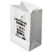 Grappige golfcitaat voor golfverslaafden  medium cadeauzakje (Voorkant Gekanteld)
